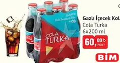COLA TURKA GAZLI İÇECEK KOLA 6X200 ML